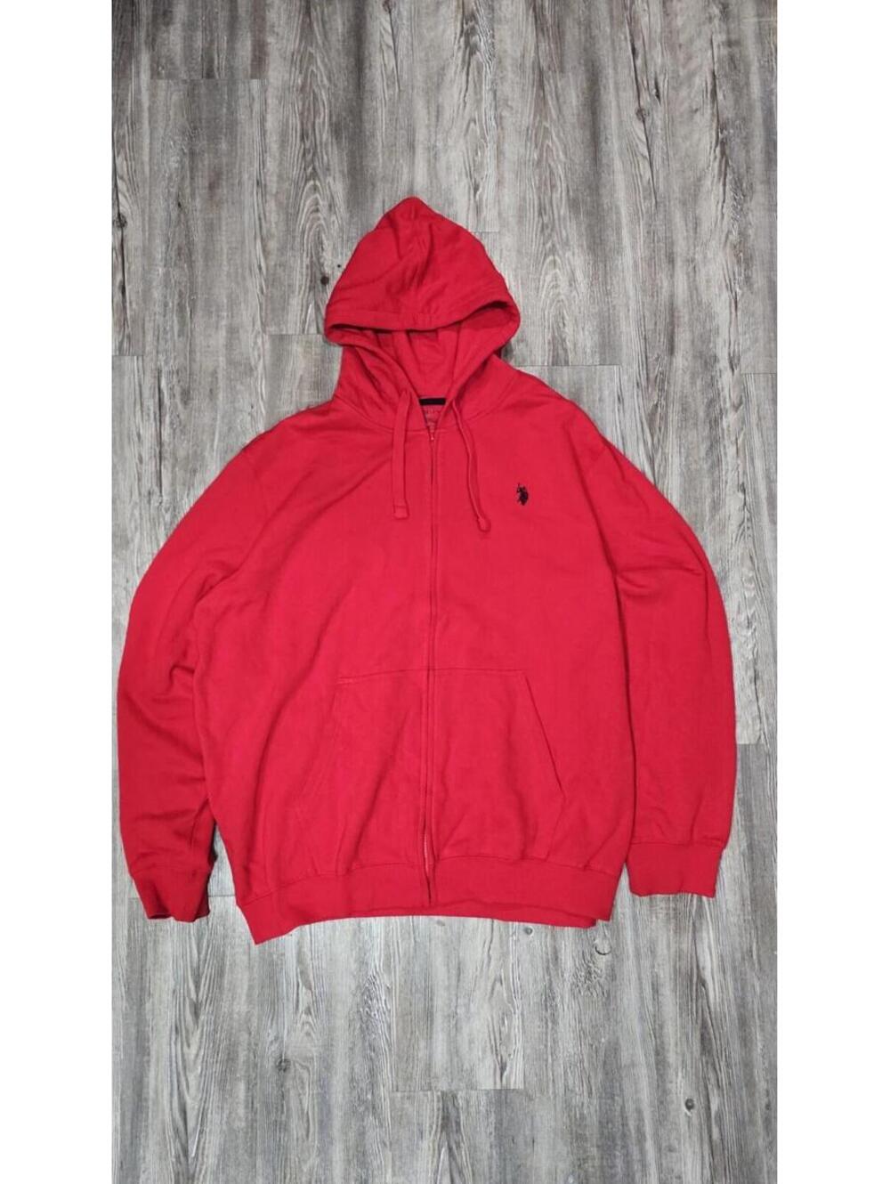 Polo Red Full Zip Hoodie Men’s Size 3XL Sweatshirt Jacket